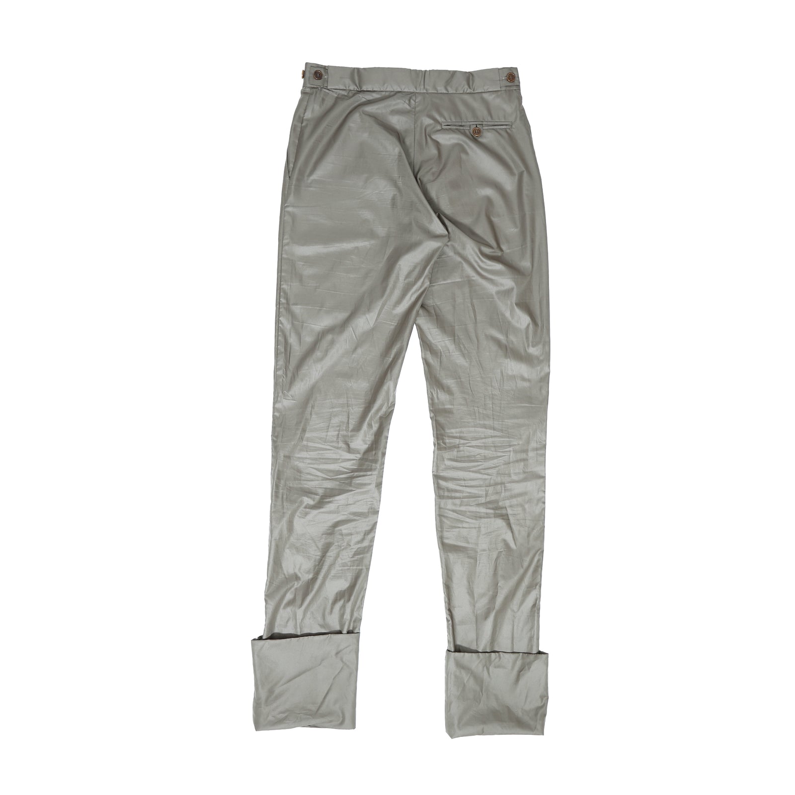 Helmut Lang 90s Turn Up Hem Nylon Pants