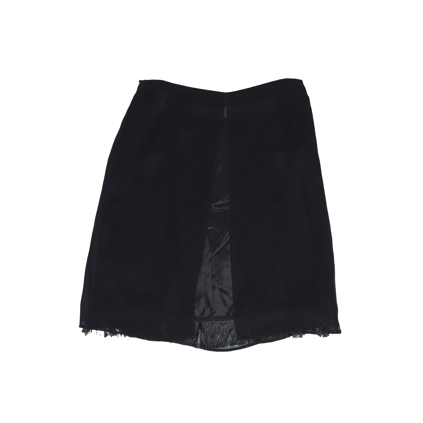Maison Martin Margiela FW05 Backslit Fringed Skirt