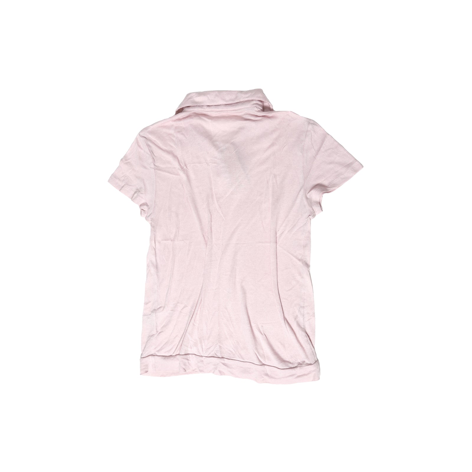 The Elder Statesman Burnt Pink Cashmere Polo