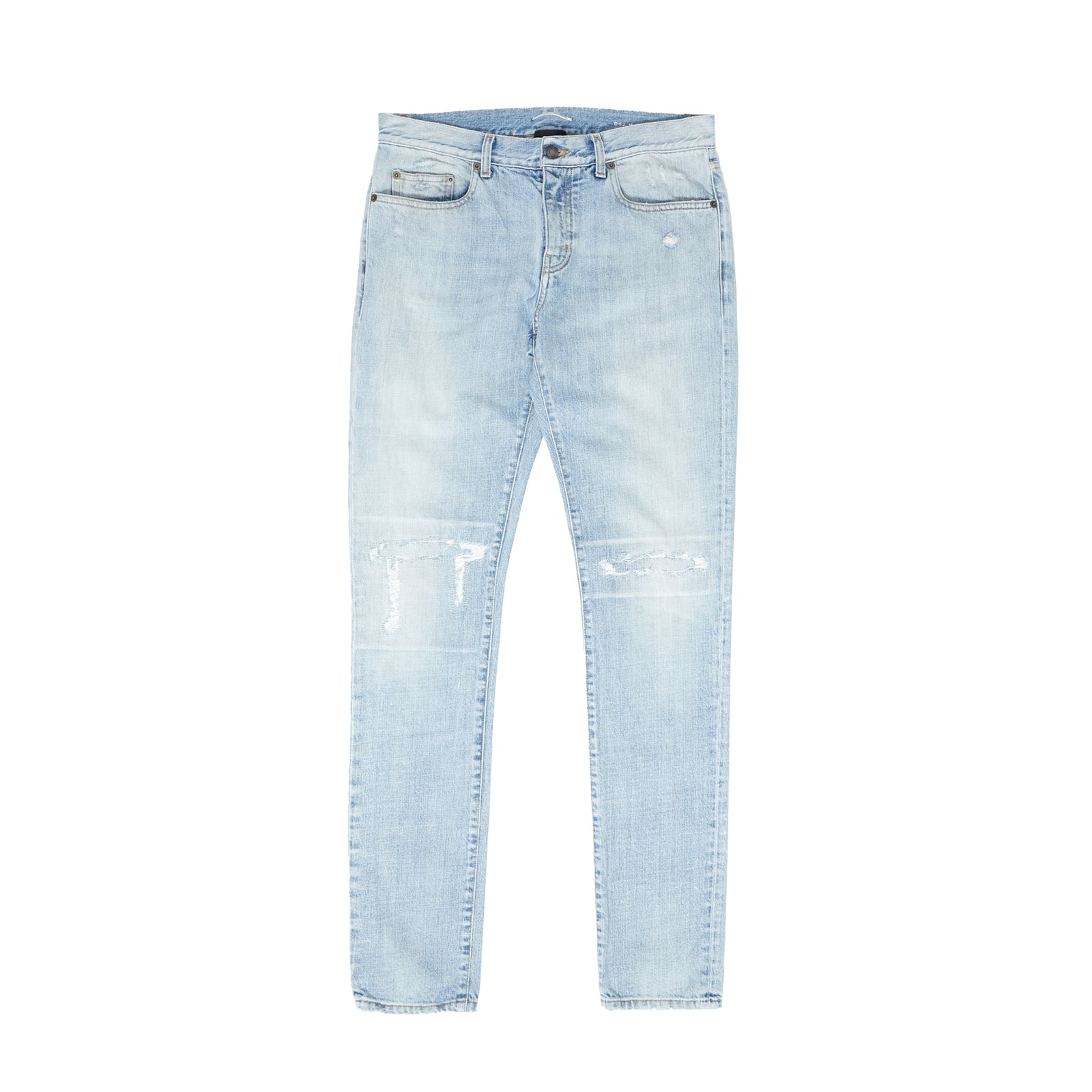 Saint Laurent Paris SS16 Surf Sound Knee Repair Denim