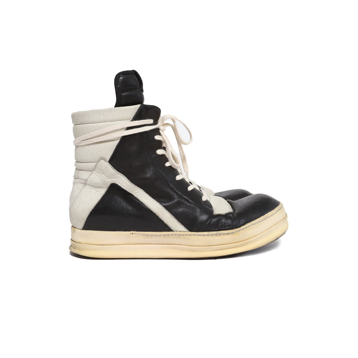 Rick Owens 2010 Short Tongue Stapled Geobasket Prototype, front