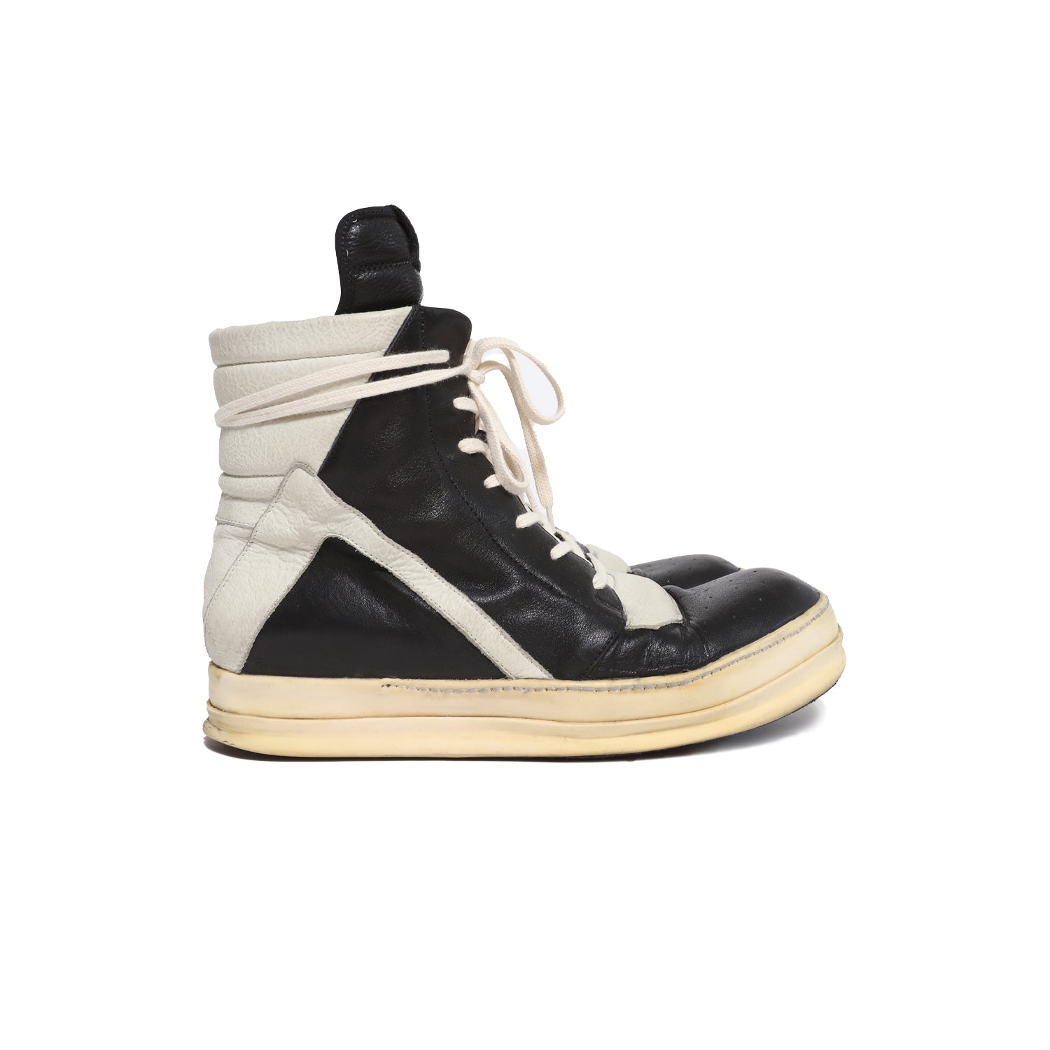 Rick Owens 2010 Short Tongue Stapled Geobasket Prototype