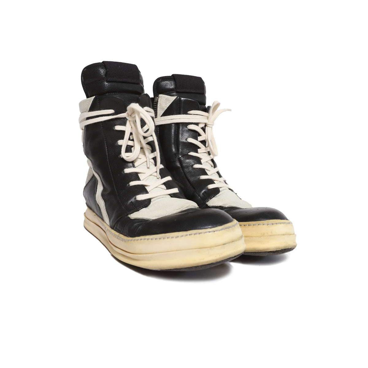 Rick Owens 2010 Short Tongue Stapled Geobasket Prototype, detail 1