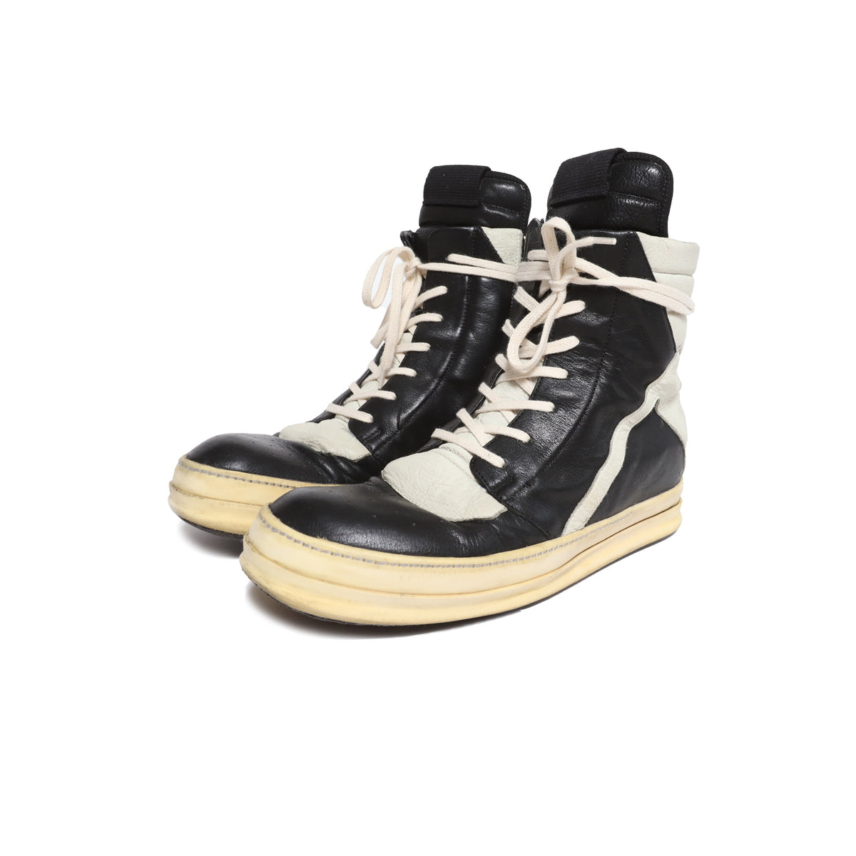 Rick Owens 2010 Short Tongue Stapled Geobasket Prototype, back