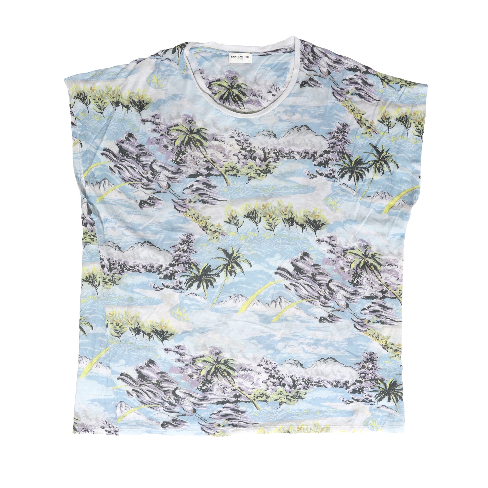 Saint Laurent Paris SS16 "Surf Sound" Aloha Tanktop