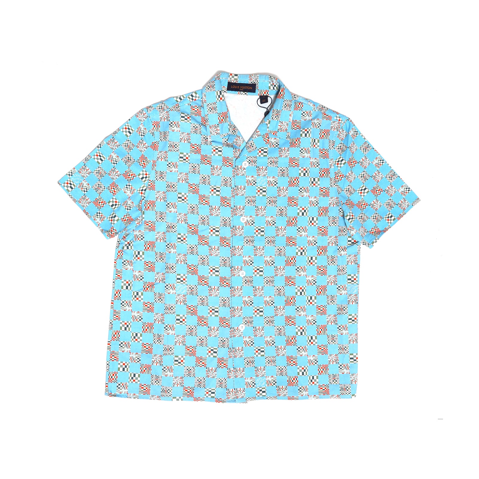 Louis Vuitton SS21 Checkered Short Sleeve Shirt