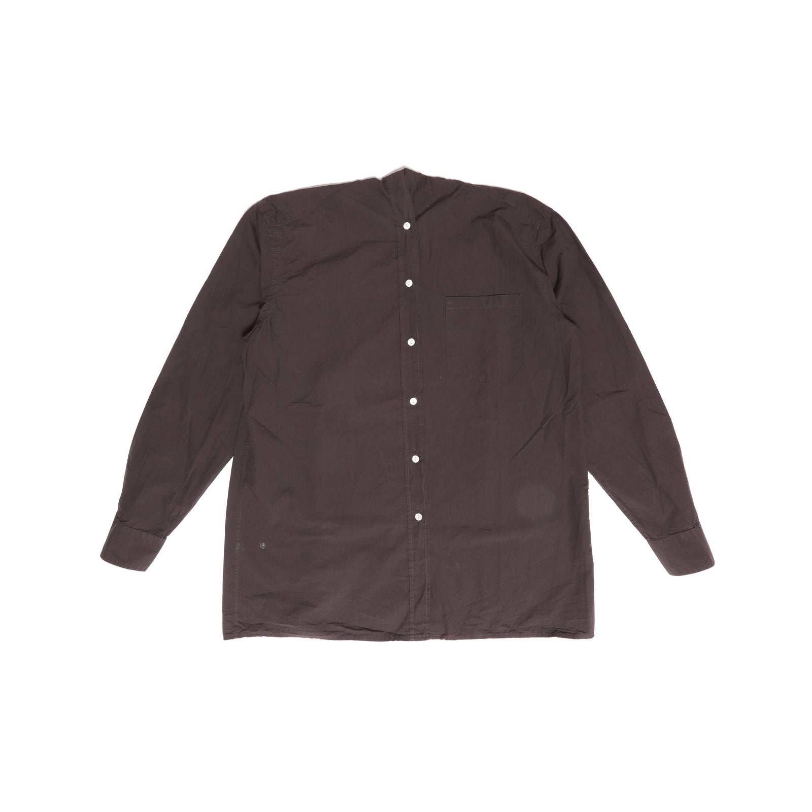 Maison Martin Margiela FW01 Extended Button Tape Shirt
