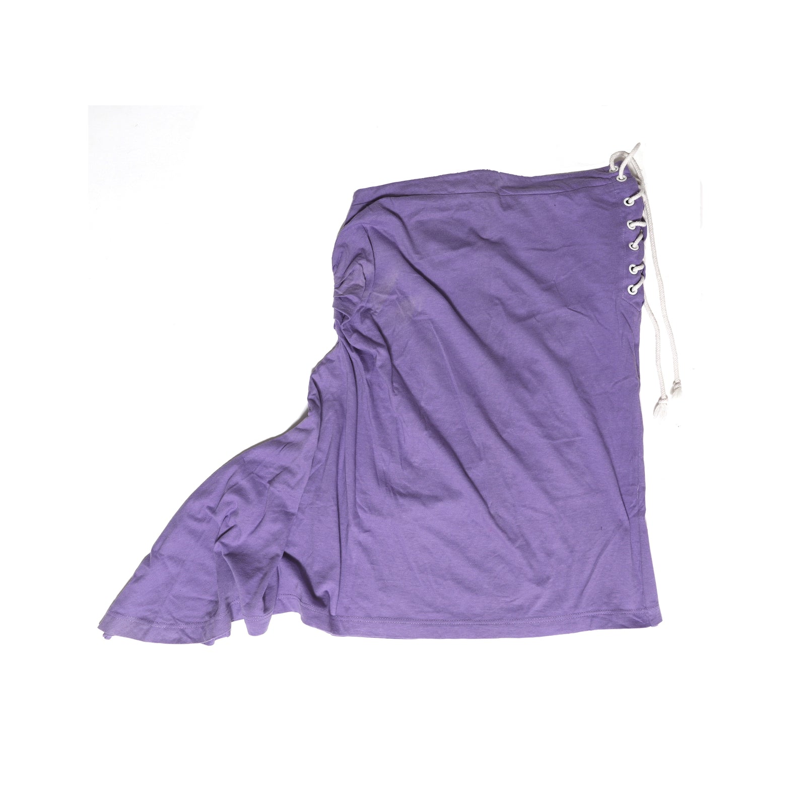 Thierry Mugler 90s Purple Lace-Up Skirt