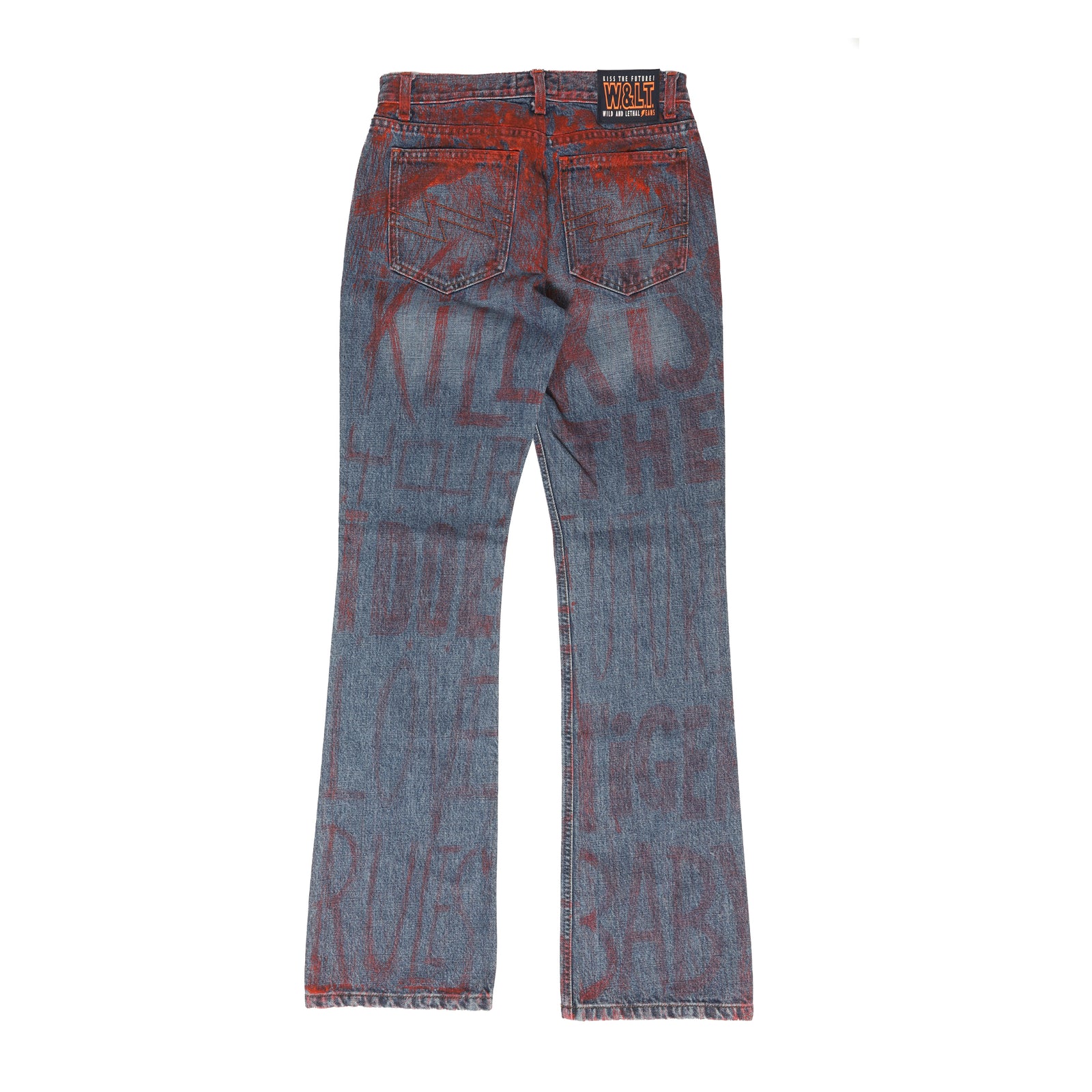 Walter van Beirendonck Wild & Lethal AW97 Trash Painted Denim