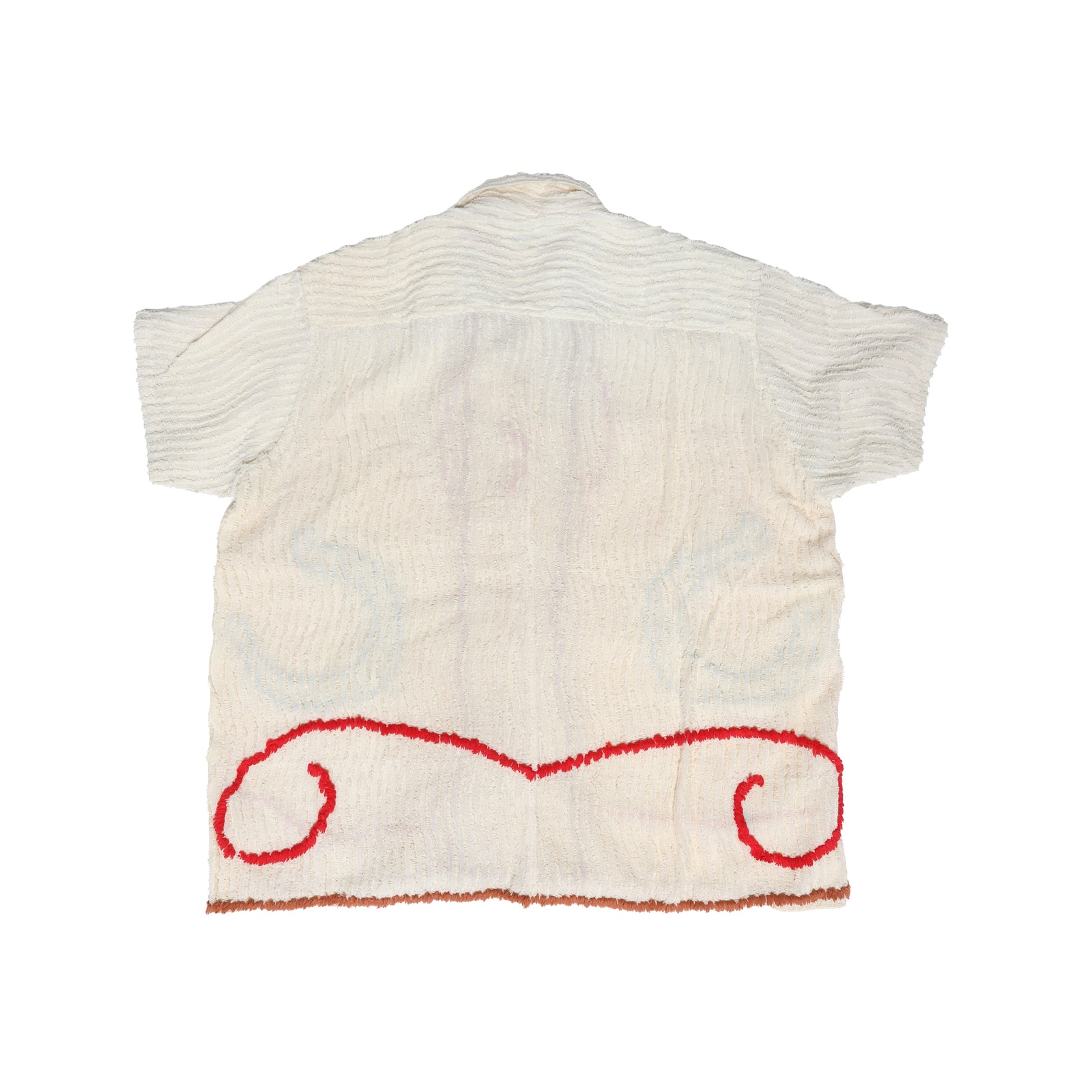 Bode One-Of-A-Kind Cowboy Chenille Shirt