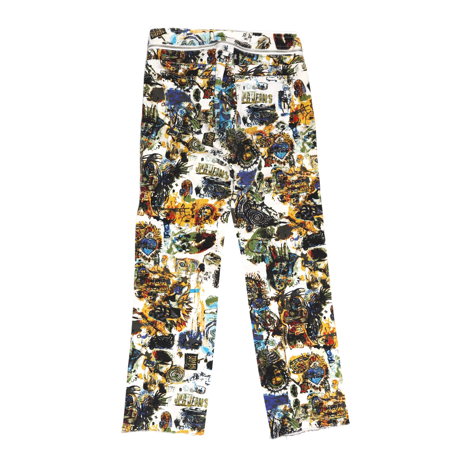 Jean Paul Gaultier SS00 Basquiat Belted Denim