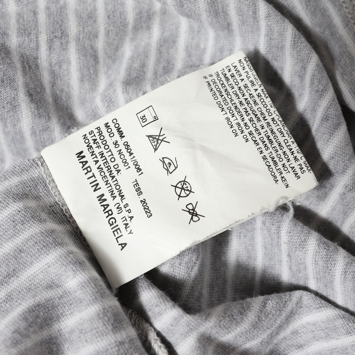 Maison Martin Margiela SS06 Striped Tanktop