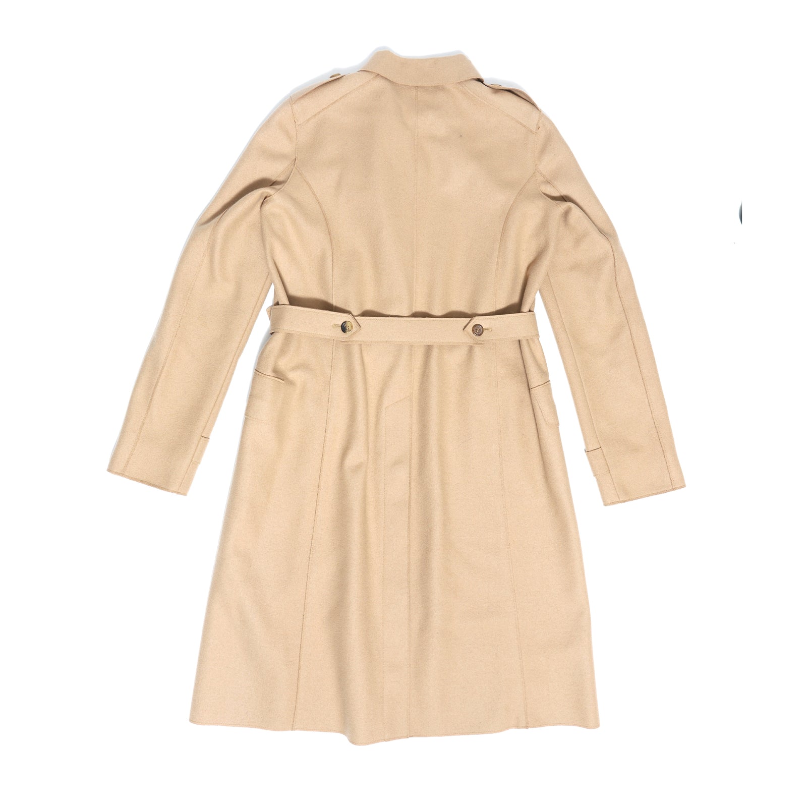Miu Miu Belted Belted Wool Trench Coat