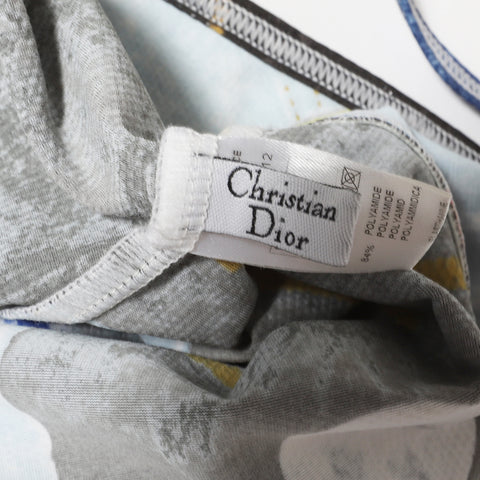 Christian Dior by John Galliano FW01 "Miss Diorella" Shiny Denim Swimsuit