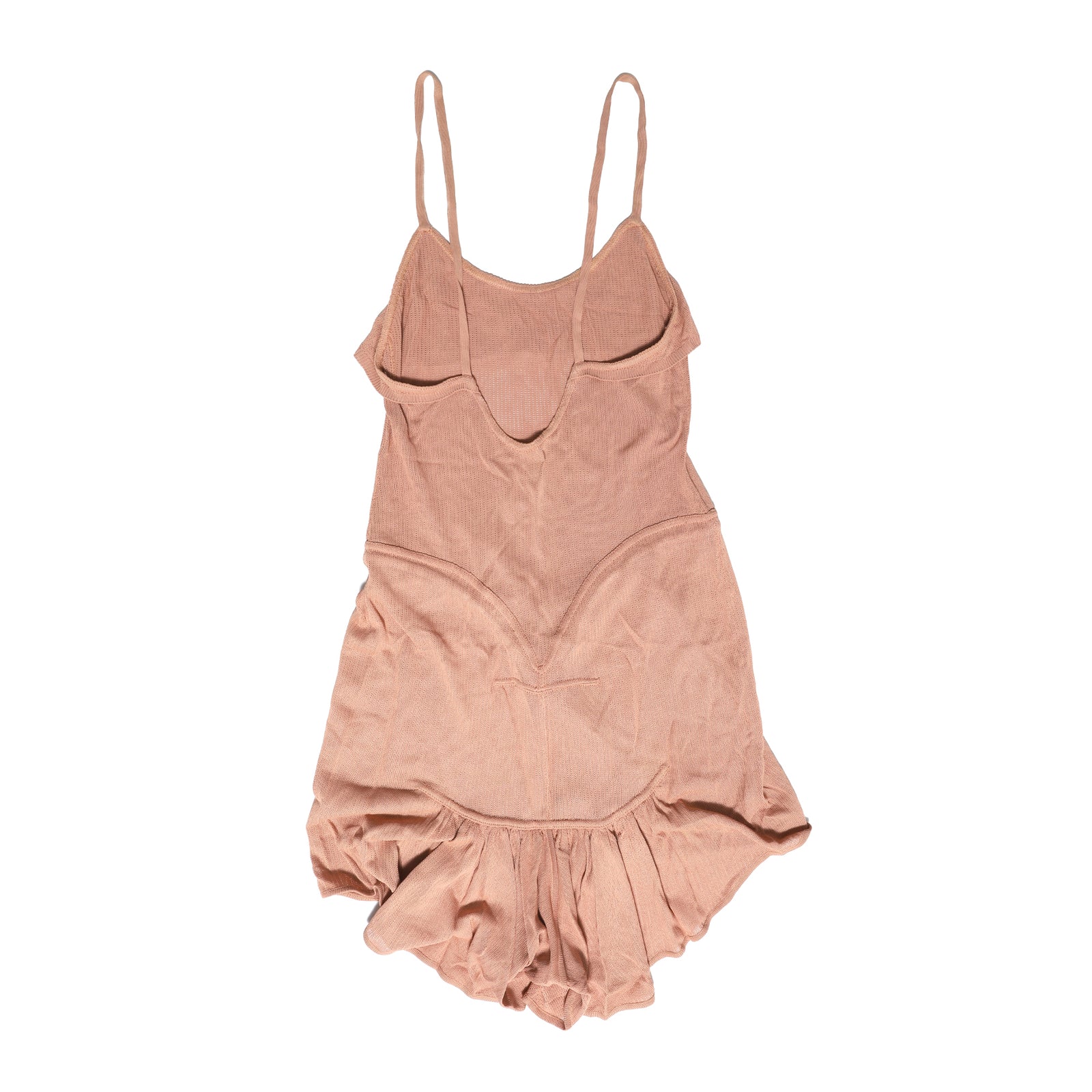 Azzedine Alaïa Vintage Apricot Knit Dress