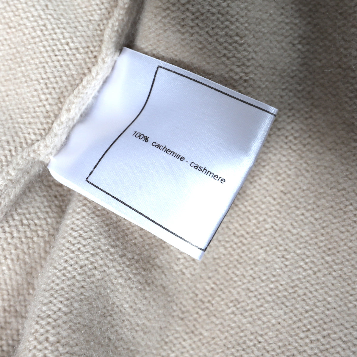 Chanel AW05 Beige Cashmere Cardigan