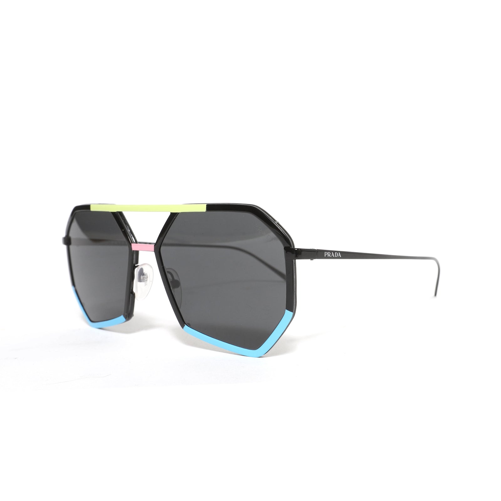 Prada Geometric Colorblock Sunglasses