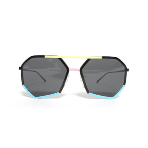 Prada Geometric Colorblock Sunglasses