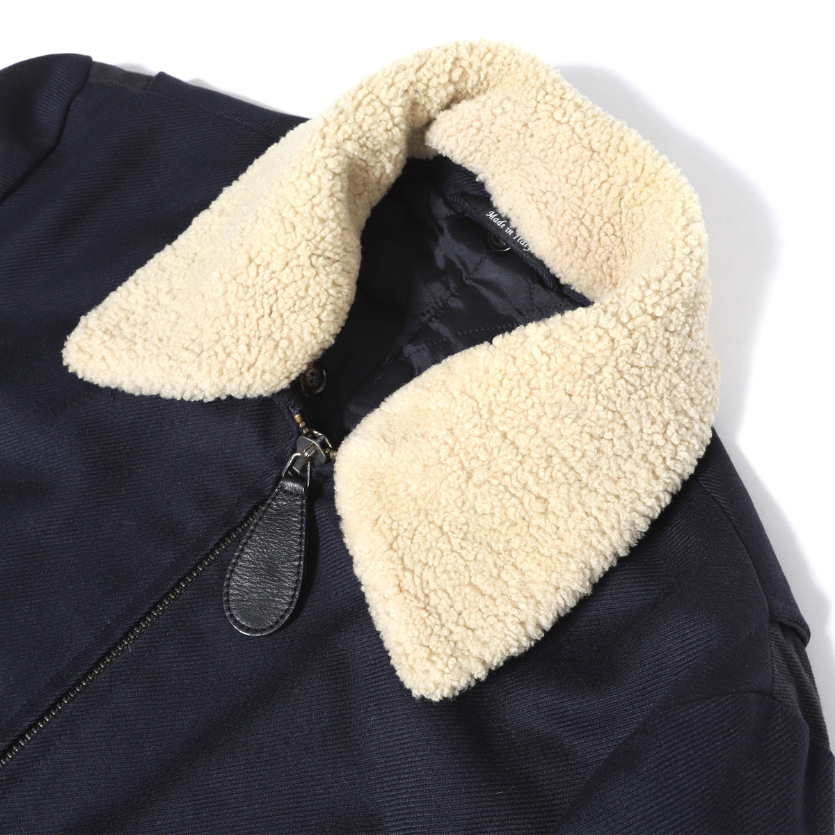 Maison Martin Margiela AW11 Shearling Collar Flight Wool Blouson