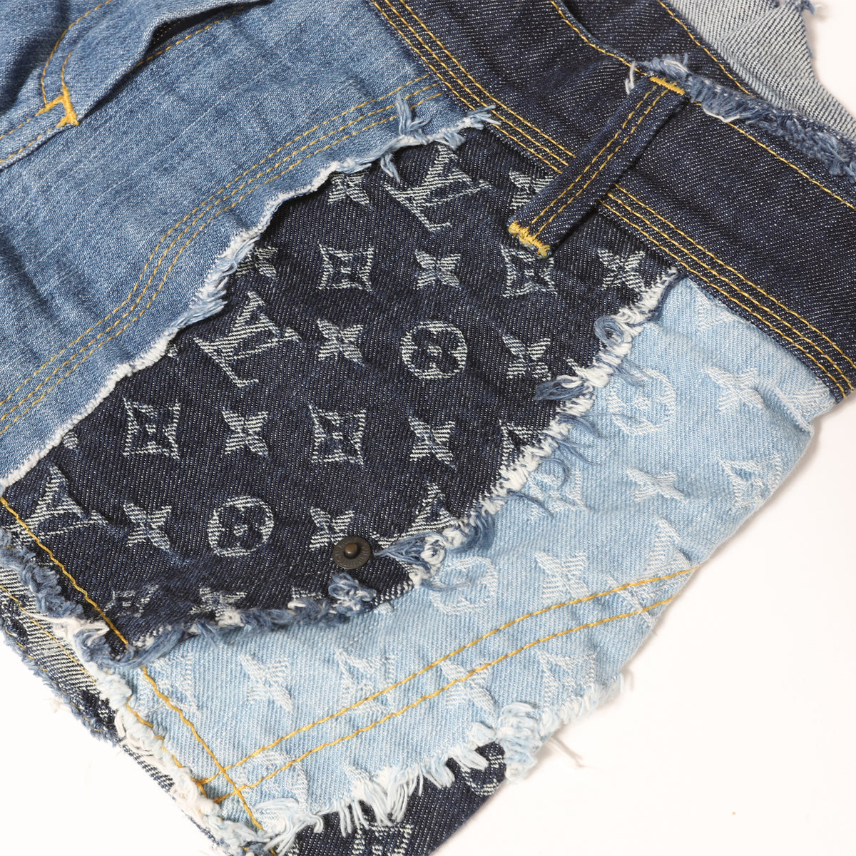 Louis Vuitton AW07 Patchwork Denim Hotpants