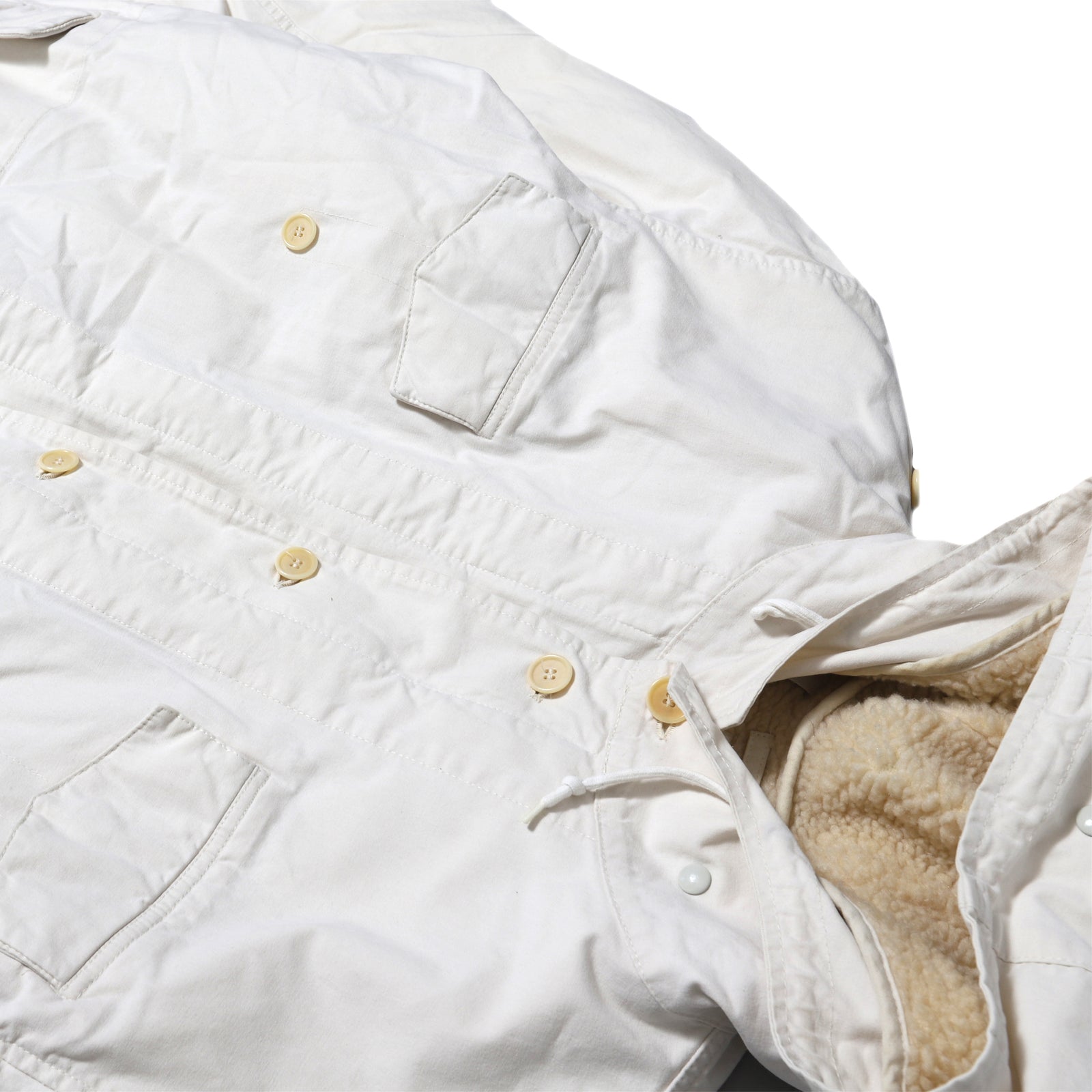 Helmut Lang FW99 Sherpa Lined Cotton Parka