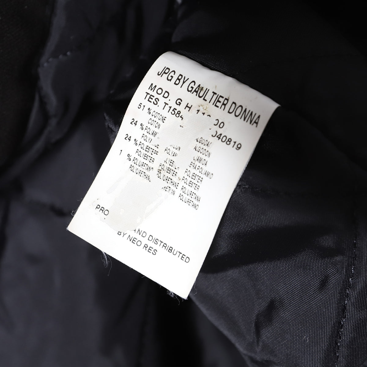 Jean Paul Gaultier AW03 Bondage Parka
