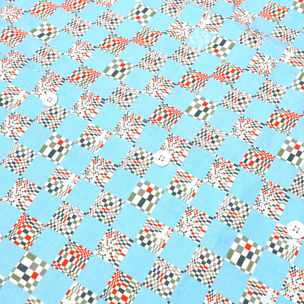 Louis Vuitton SS21 Checkered Short Sleeve Shirt
