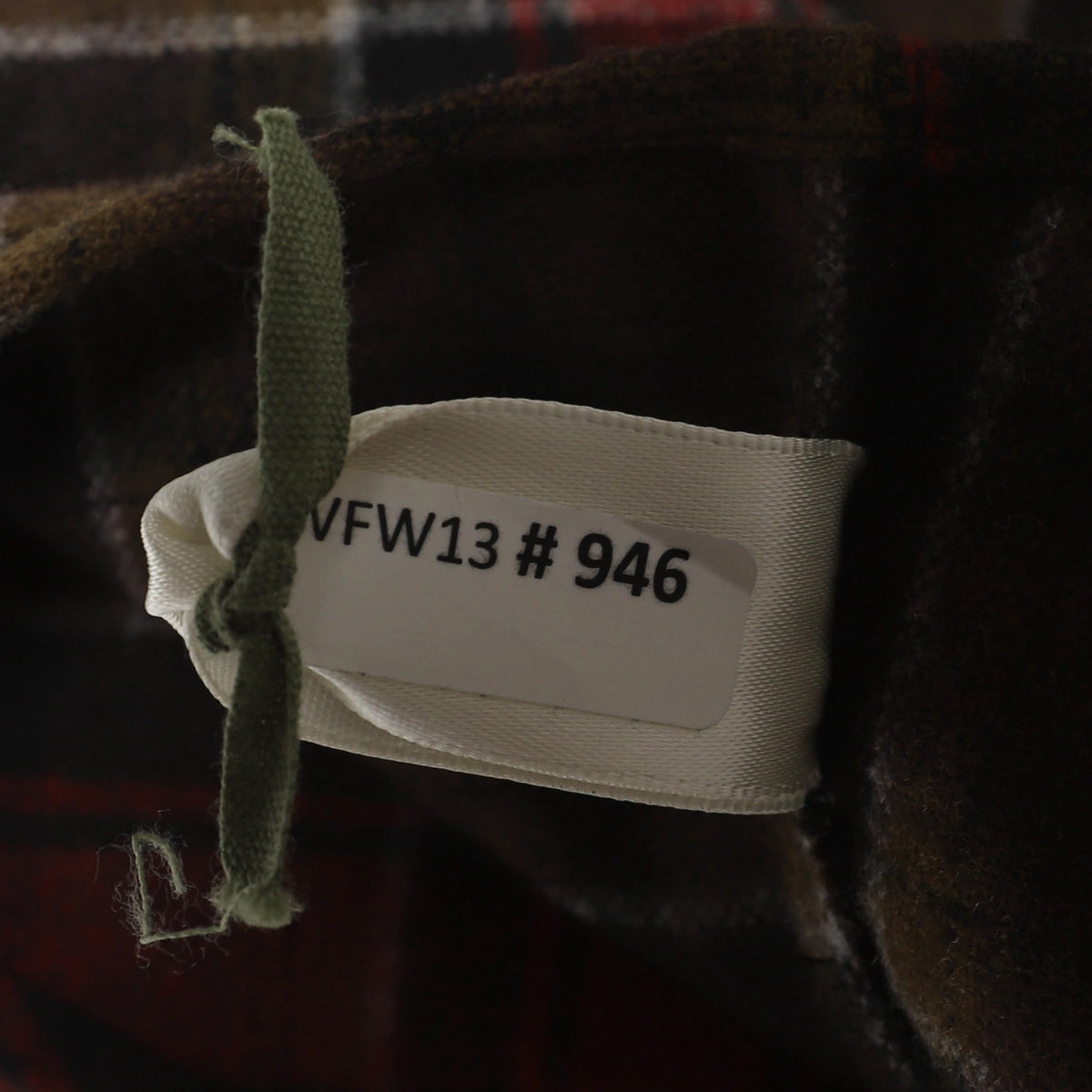 Saint Laurent Paris FW13 Runway Oversized Flannel Shirt