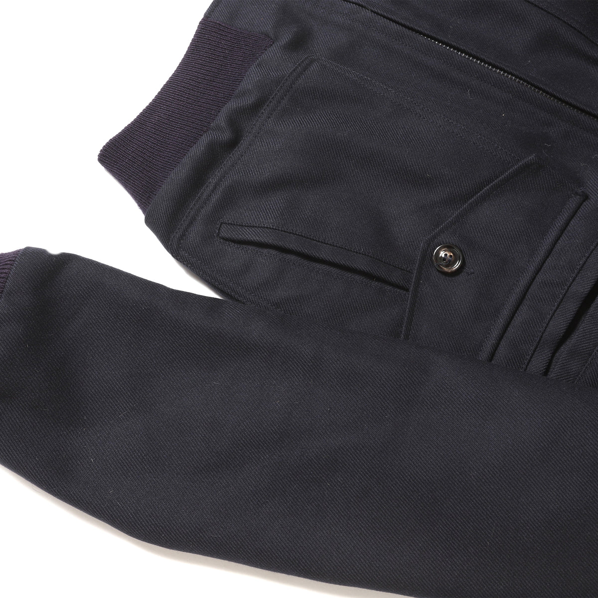 Maison Martin Margiela AW11 Shearling Collar Flight Wool Blouson