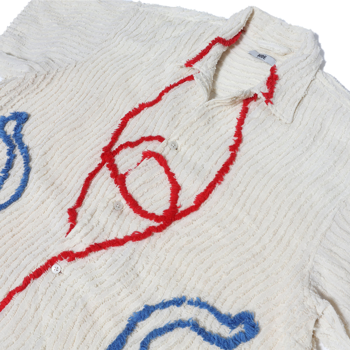 Bode One-Of-A-Kind Cowboy Chenille Shirt