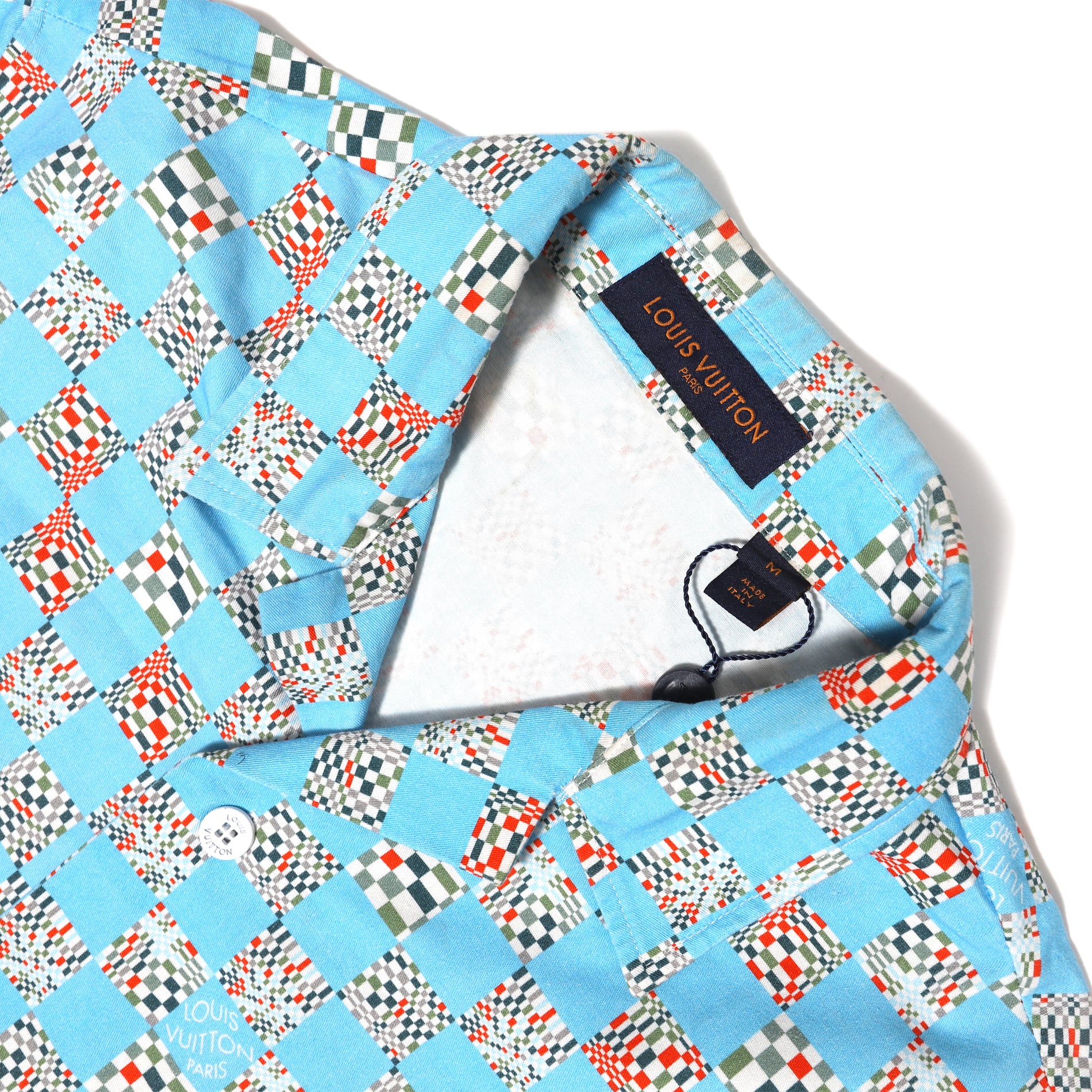 Louis Vuitton SS21 Checkered Short Sleeve Shirt - Ākaibu Store