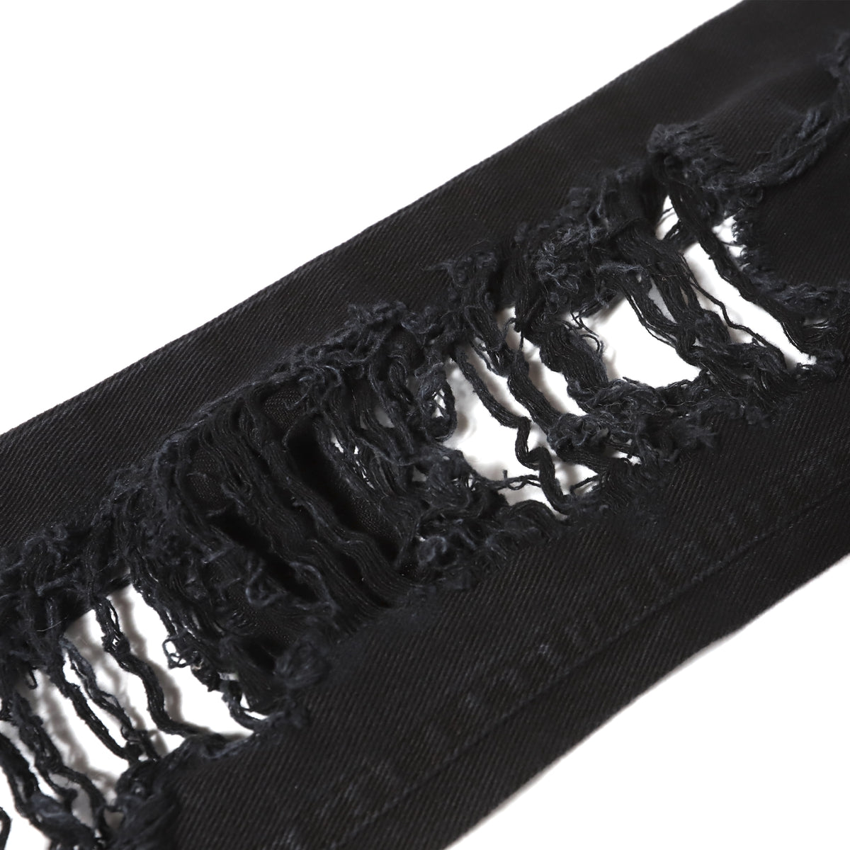 Maison Martin Margiela SS08 Destroyed Black Denim