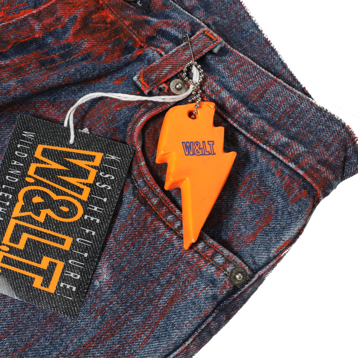Walter van Beirendonck Wild & Lethal AW97 Trash Painted Denim