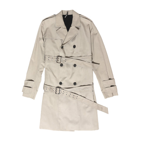 Dior Homme SS03 "Follow Me" Double Belted Trench Coat
