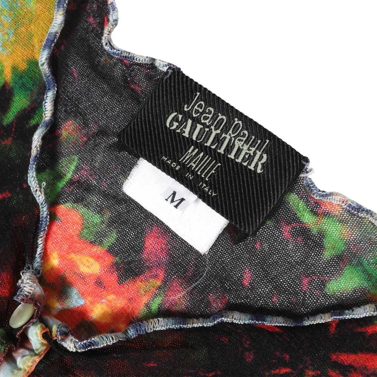 Jean Paul Gaultier SS00 Psychedelic Mesh Blouse