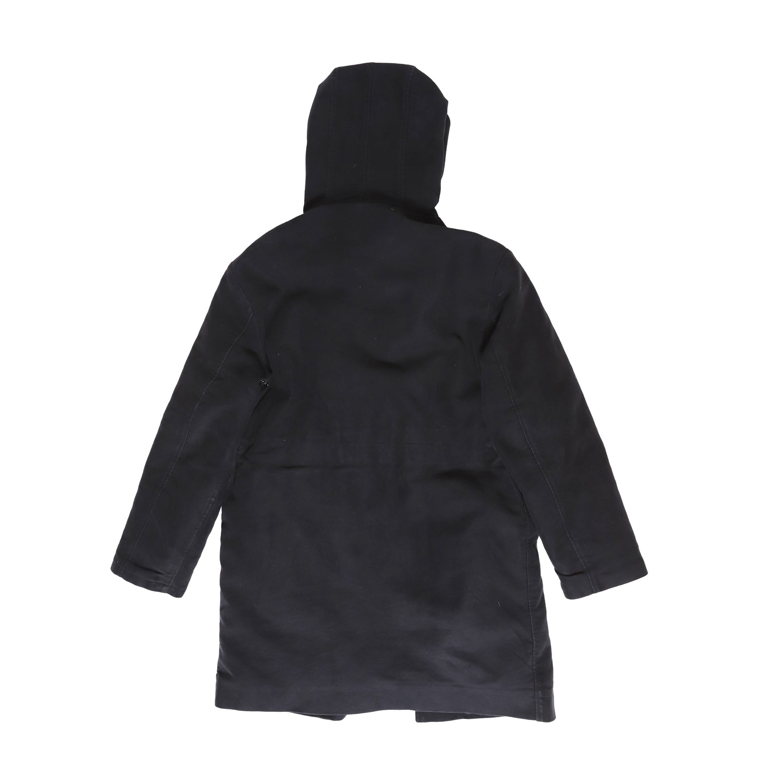 Helmut Lang Archival Black Double Layer Moleskin Coat