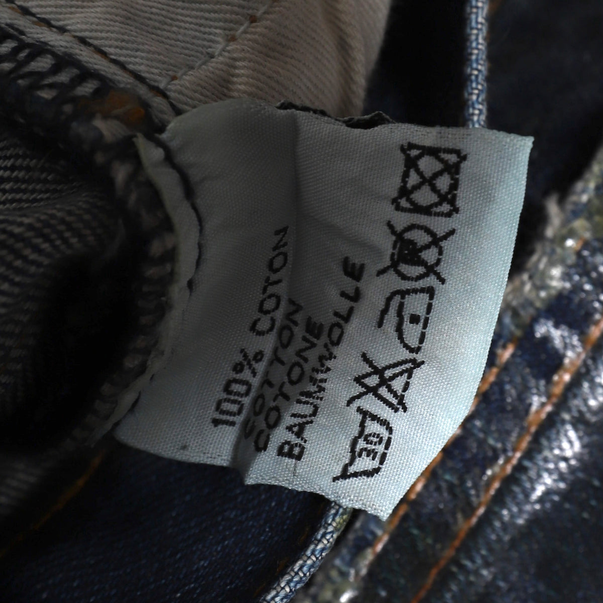 Dior Homme AW03 Luster Waxed Denim