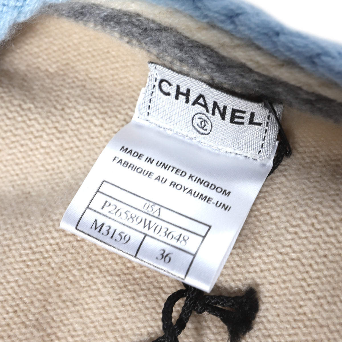 Chanel AW05 Beige Cashmere Cardigan