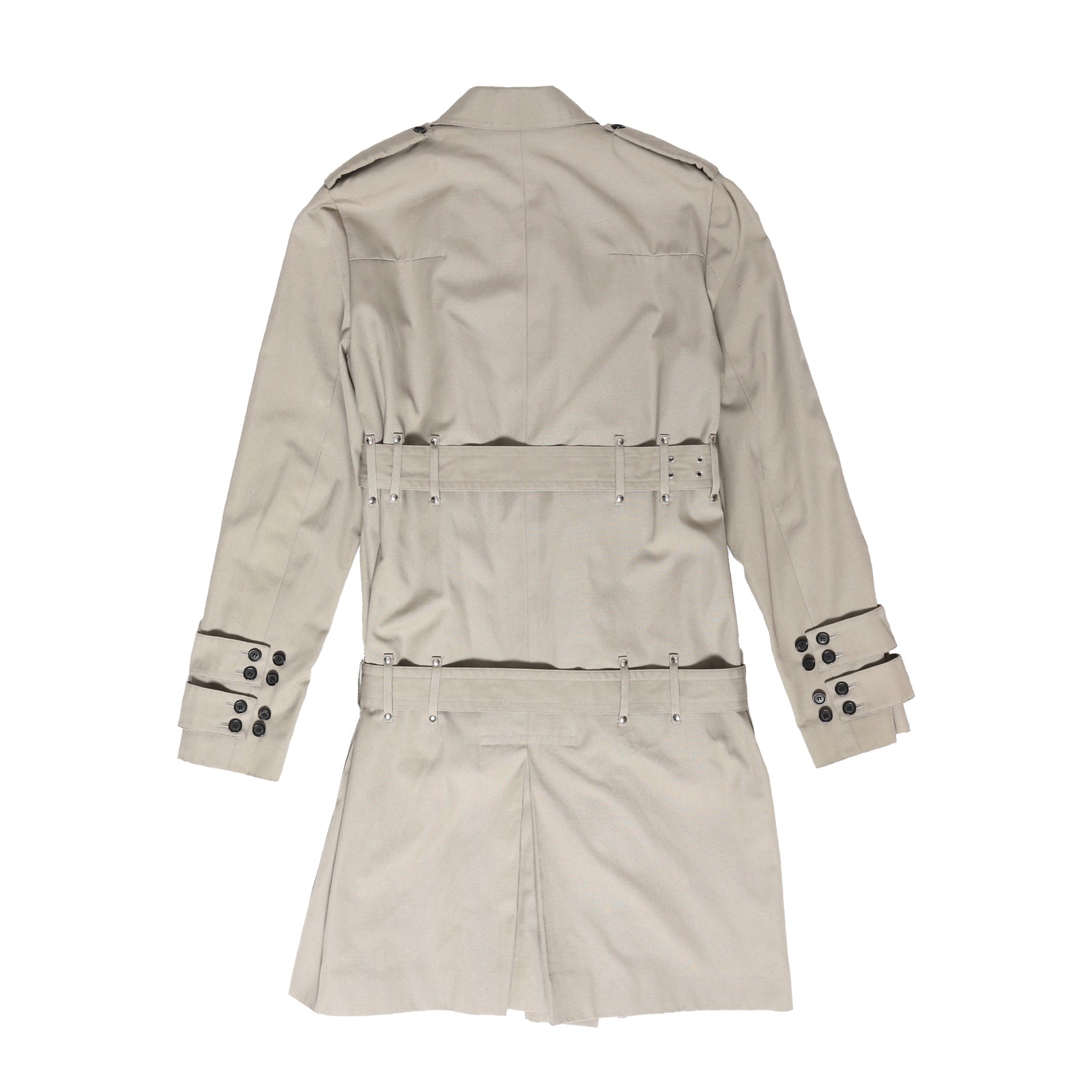 Dior Homme SS03 "Follow Me" Double Belted Trench Coat