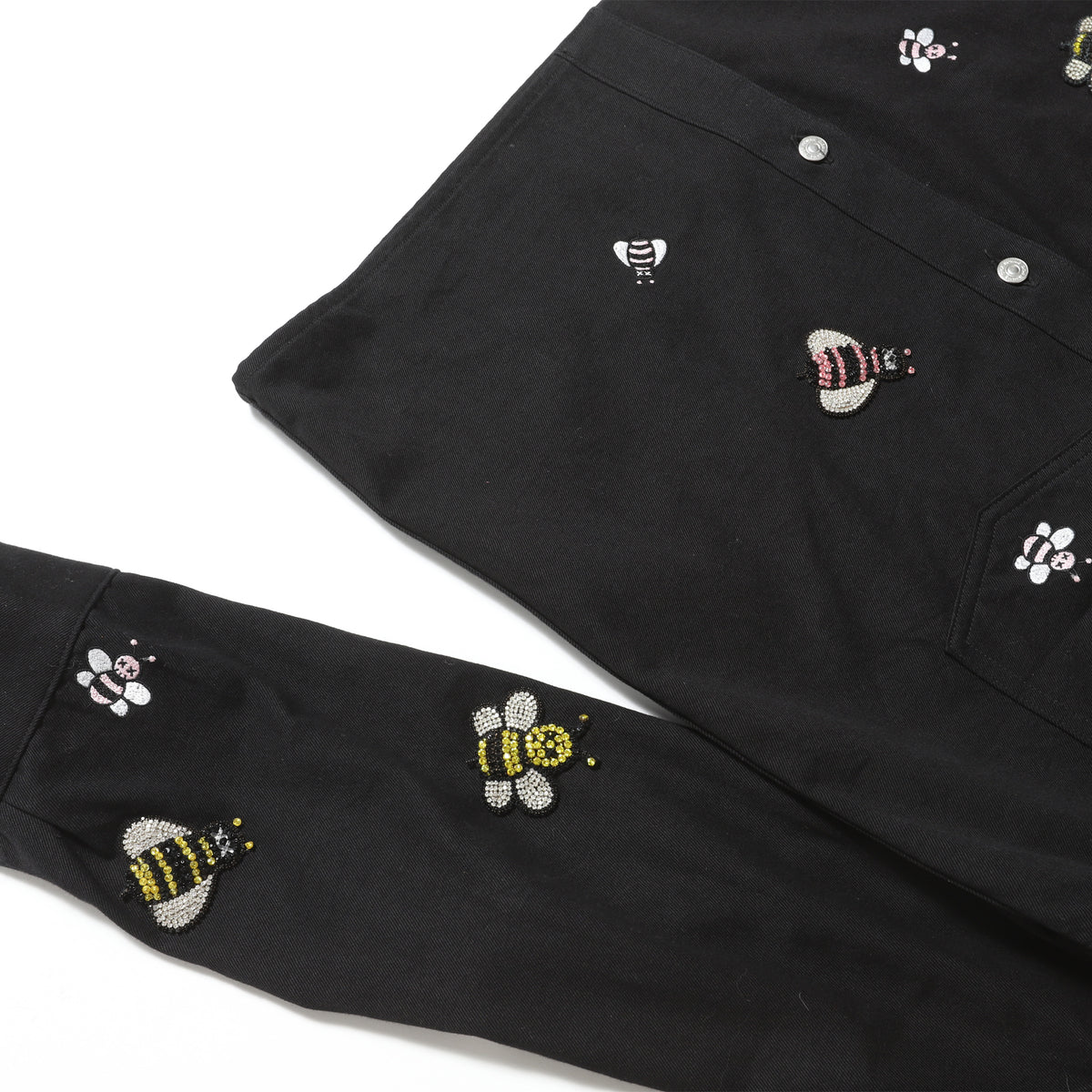 Dior Homme SS19 by Kim Jones KAWS Crystal Bee Embellished Overshirt