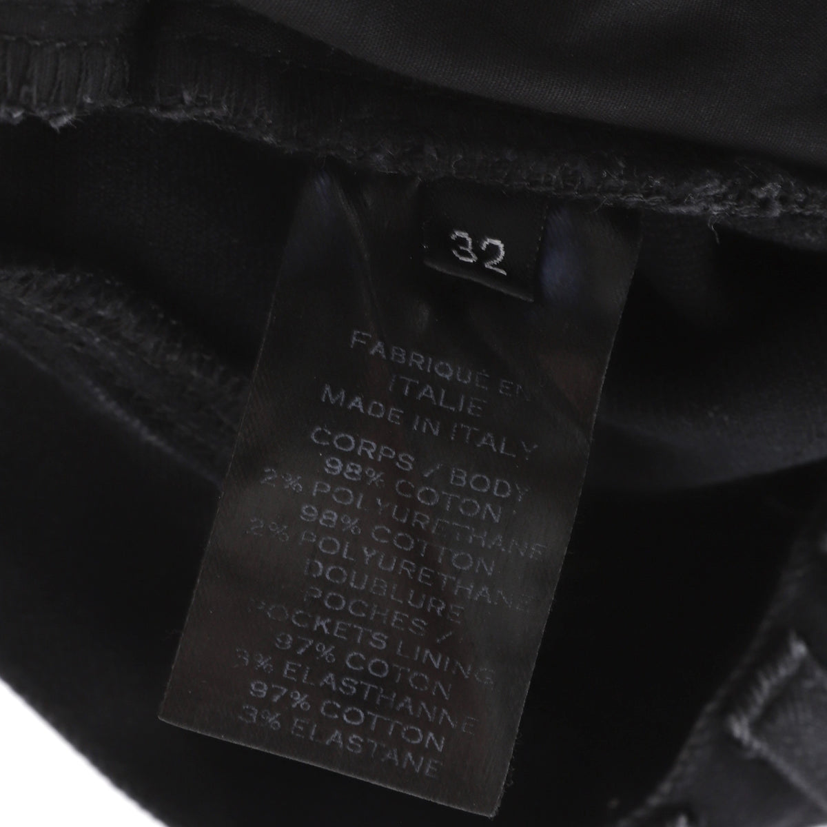 Balmain SS17 Black Biker Denim