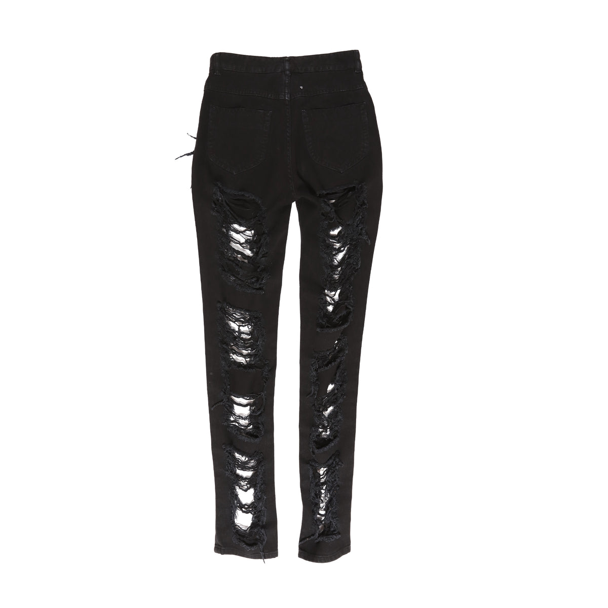 Maison Martin Margiela SS08 Destroyed Black Denim