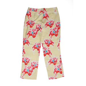 Gianni Versace 90s Flower Print Trousers