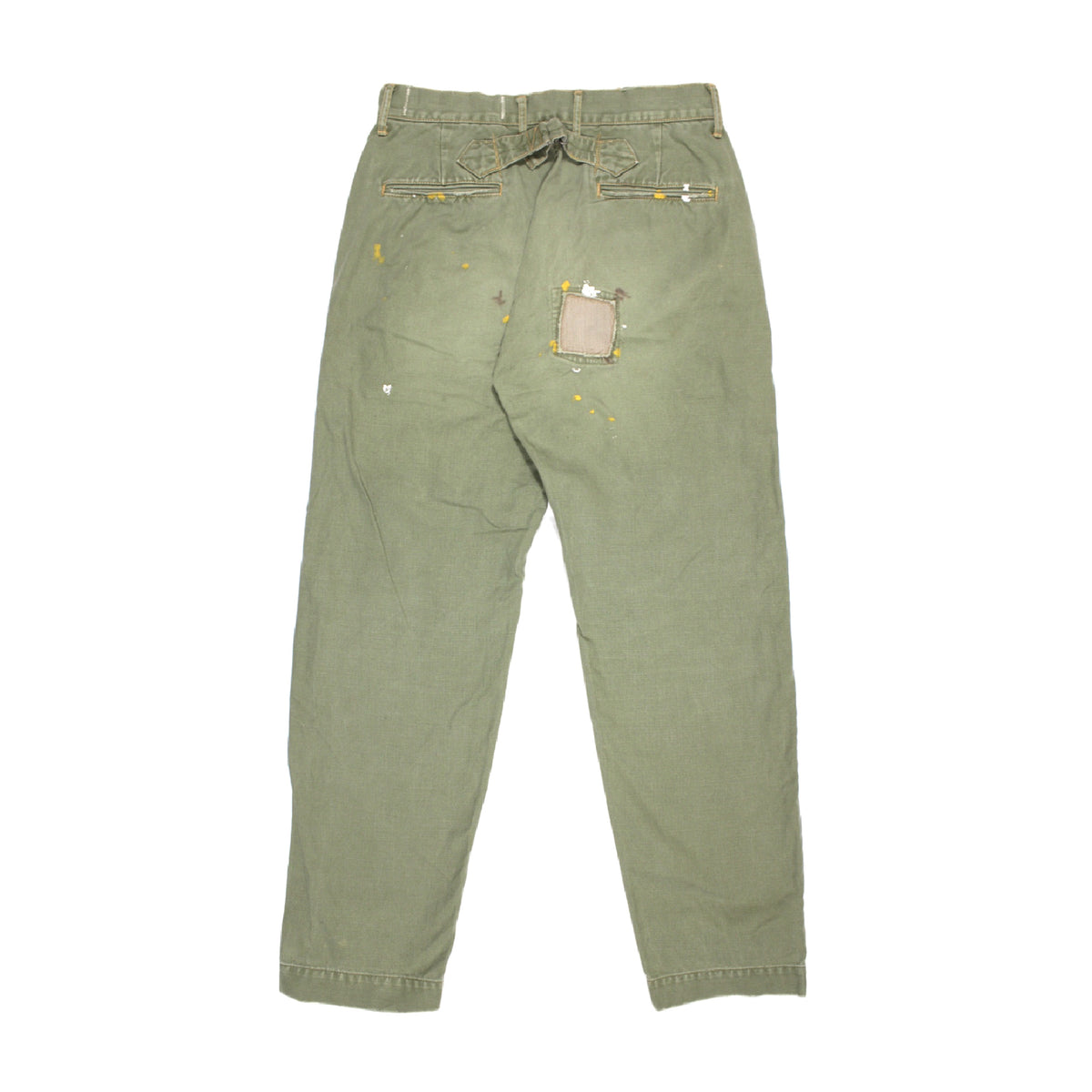 Kapital Military Patchwork Paint Splatter Pants