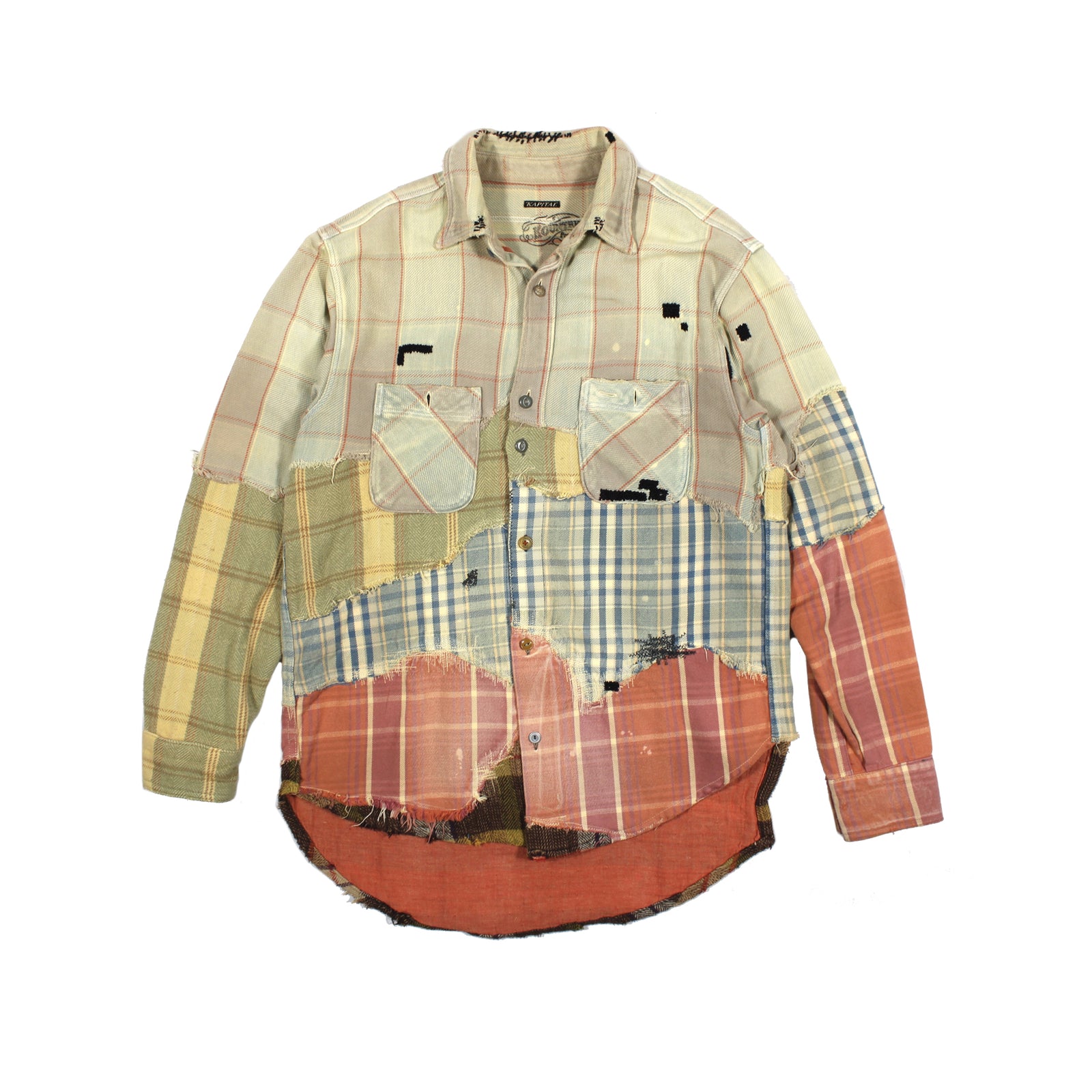 Kapital Kountry Deconstructed Flannel Shirt