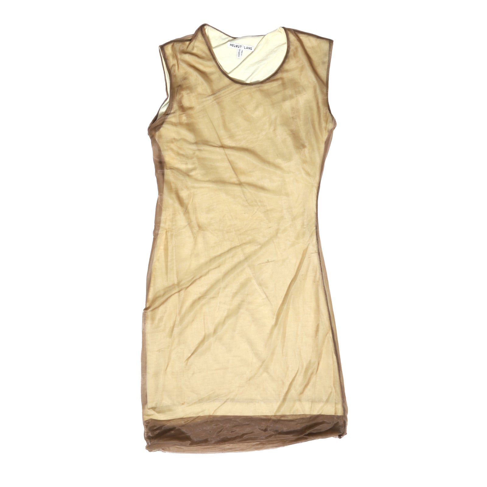 Helmut Lang 90s Archival Double Layer Dress