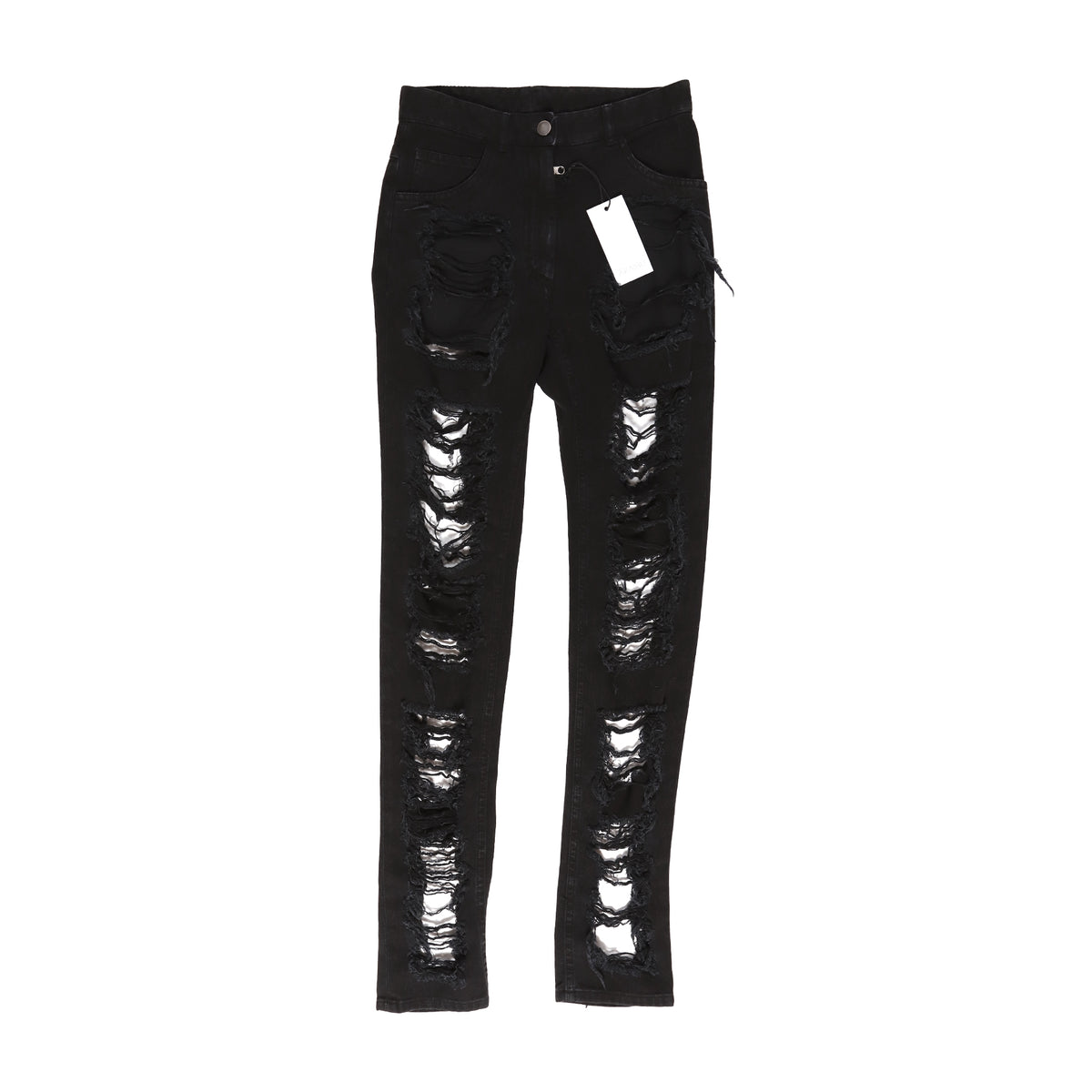 Maison Martin Margiela SS08 Destroyed Black Denim
