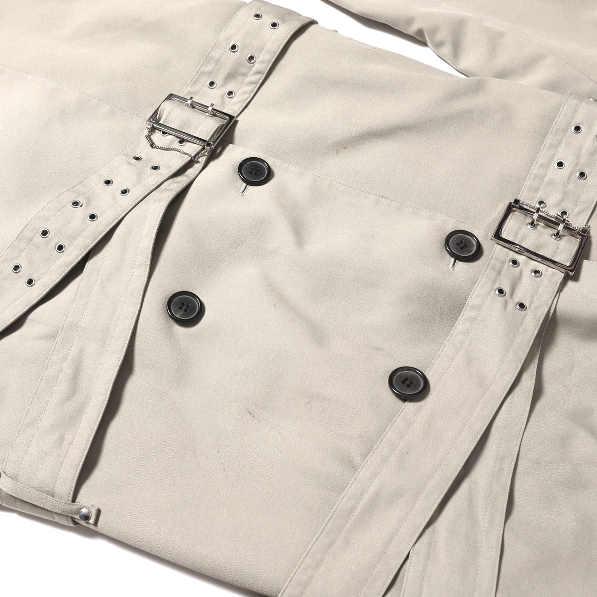 Dior Homme SS03 "Follow Me" Double Belted Trench Coat