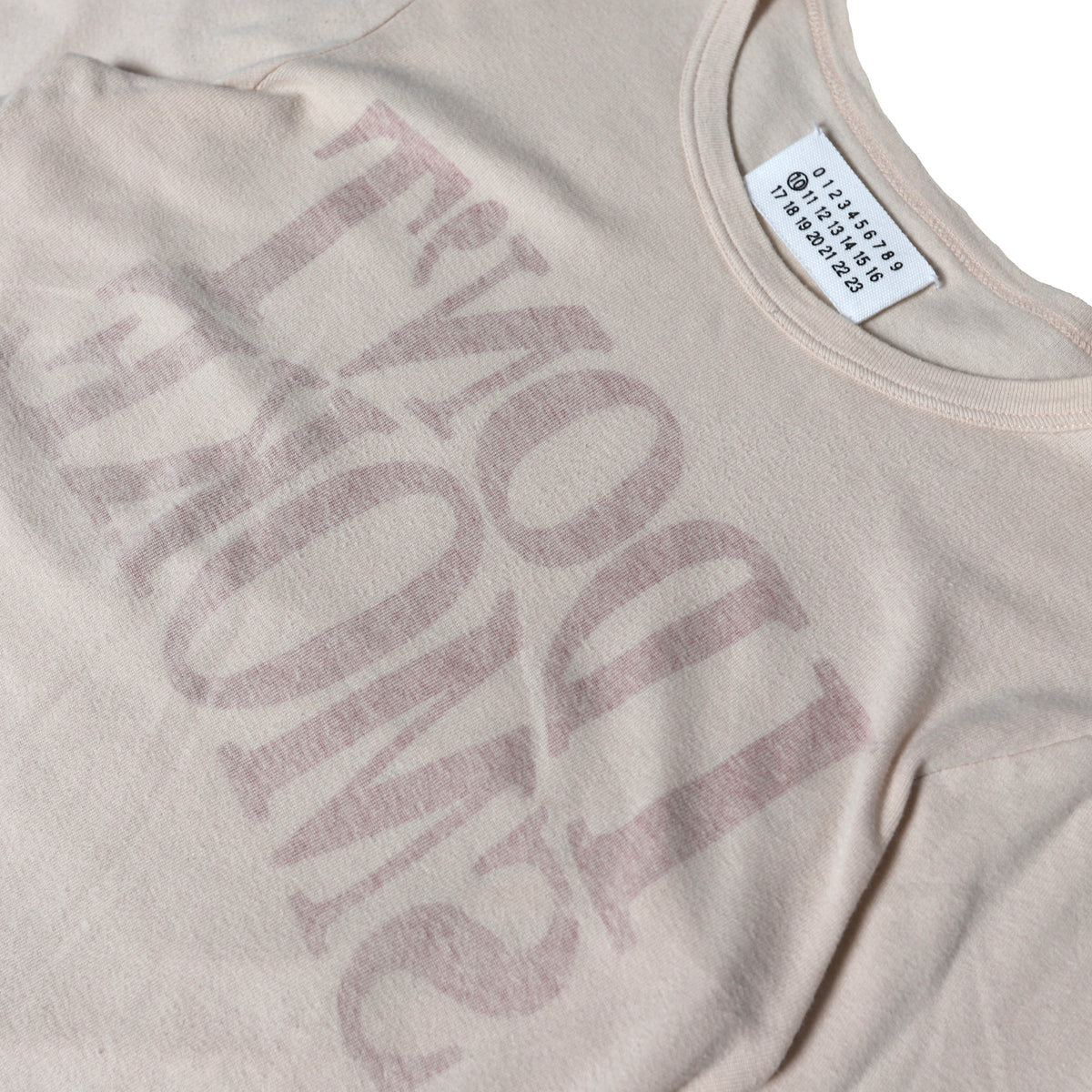 Maison Martin Margiela FW06 "I Don't Smoke" Inside-Out Print Longsleeve