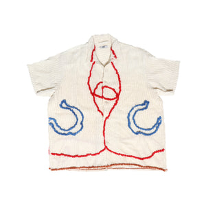 Bode One-Of-A-Kind Cowboy Chenille Shirt